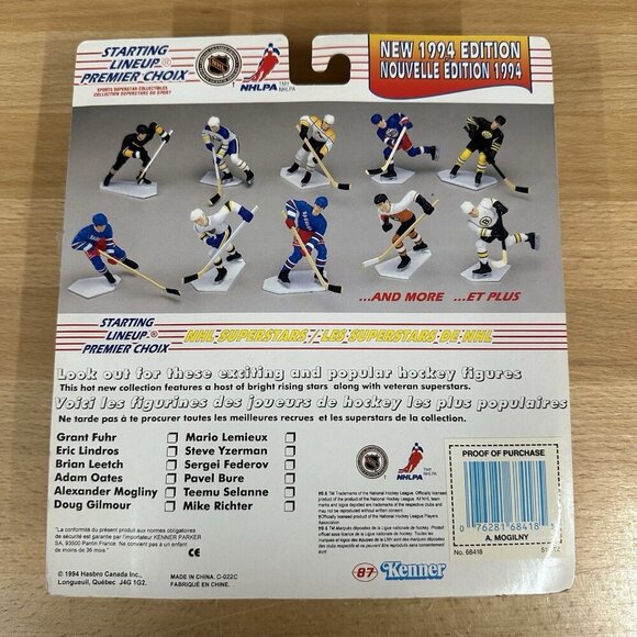 ALEXANDER MOGILNY - Sabres - Starting Lineup 1994 NHL CANADIAN SLU Figure & Card - Picture 2 of 4